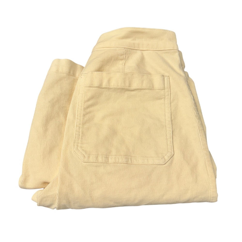 Madewell Pants Womens 28 (28x29 ACTUAL) The Wide-Leg Pant Cream Corduroy Boho